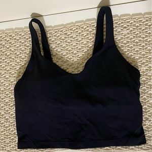 black lulu align tank